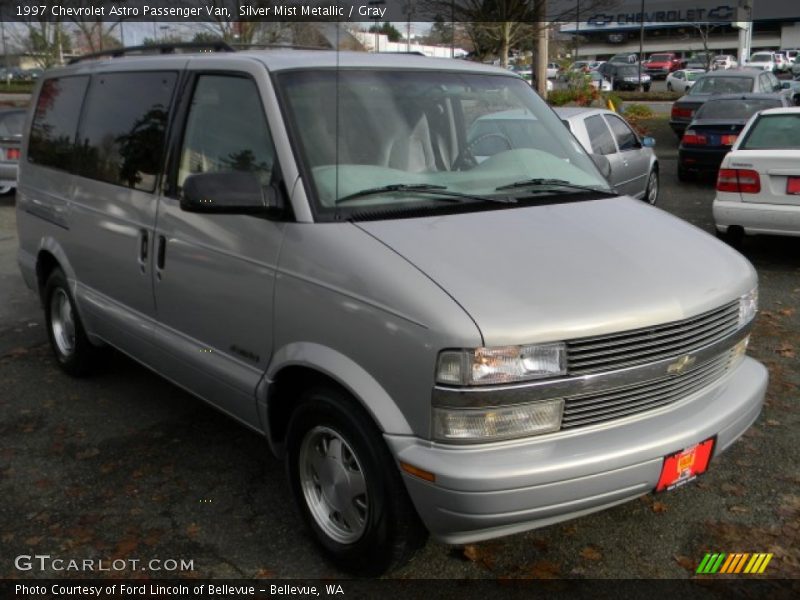 Silver Mist Metallic / Gray 1997 Chevrolet Astro Passenger Van