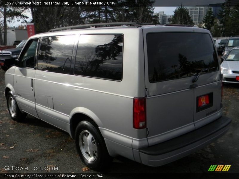 Silver Mist Metallic / Gray 1997 Chevrolet Astro Passenger Van