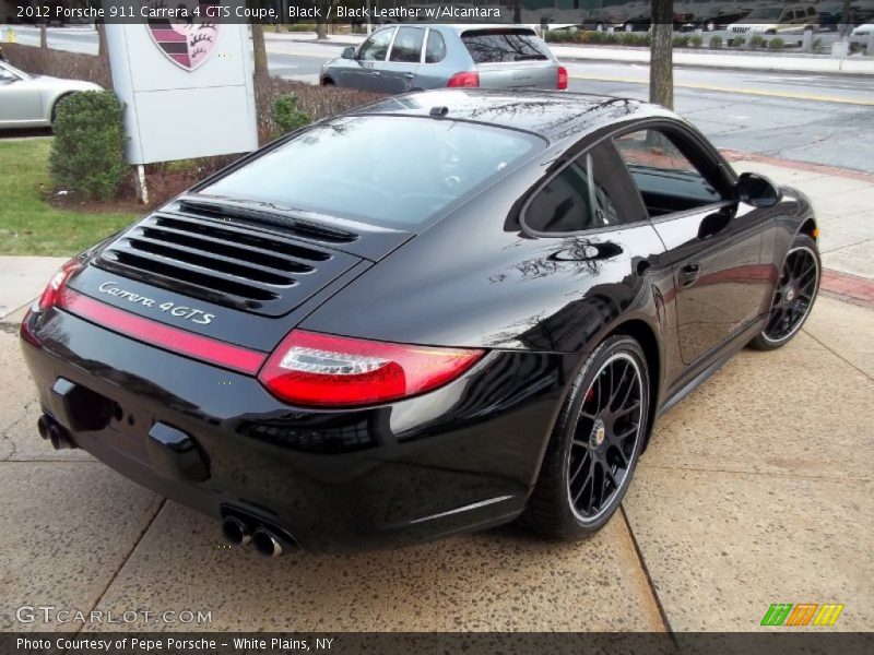 Black / Black Leather w/Alcantara 2012 Porsche 911 Carrera 4 GTS Coupe