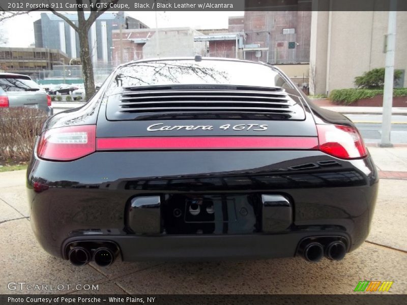 Black / Black Leather w/Alcantara 2012 Porsche 911 Carrera 4 GTS Coupe