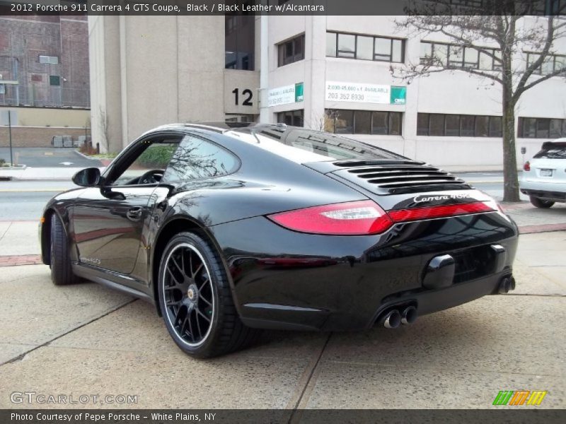 Black / Black Leather w/Alcantara 2012 Porsche 911 Carrera 4 GTS Coupe