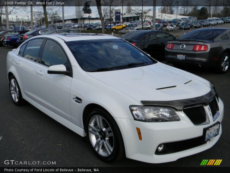 White Hot / Onyx 2008 Pontiac G8