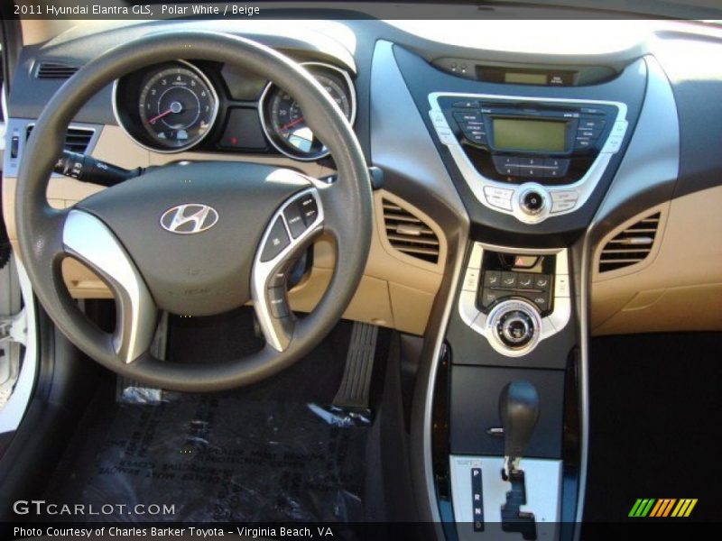 Dashboard of 2011 Elantra GLS