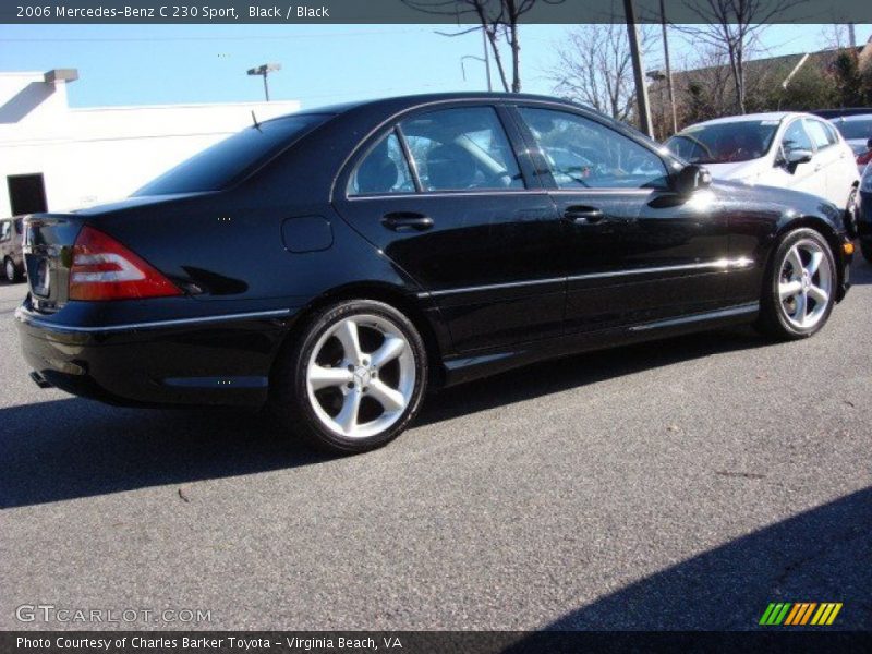 Black / Black 2006 Mercedes-Benz C 230 Sport