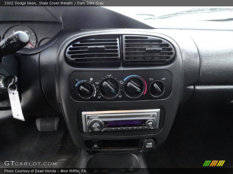 Shale Green Metallic / Dark Slate Gray 2002 Dodge Neon