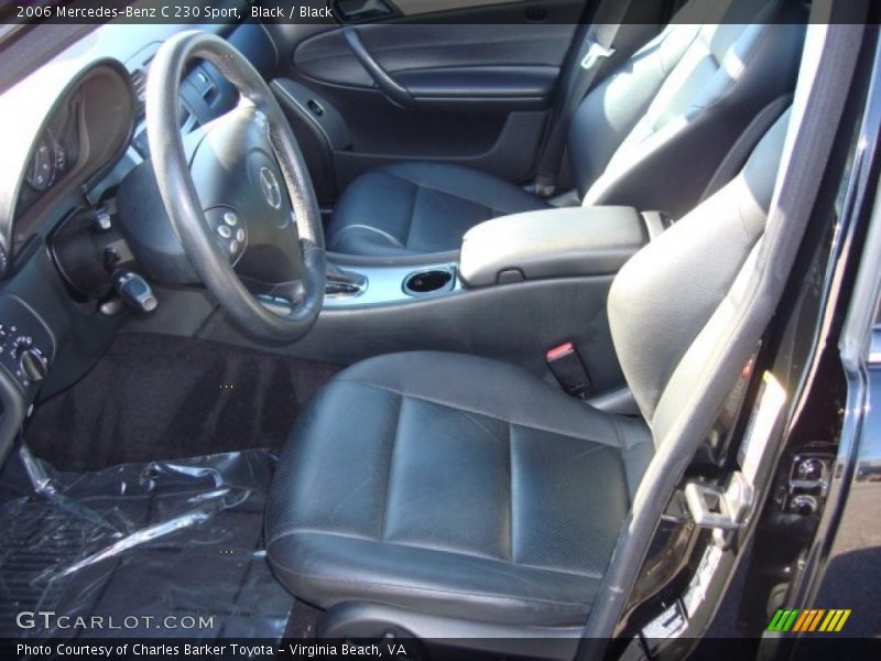 Black / Black 2006 Mercedes-Benz C 230 Sport