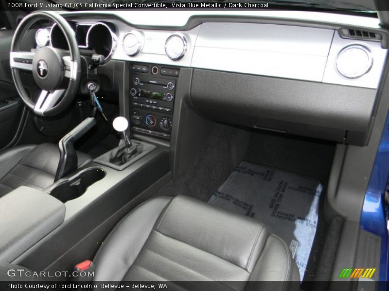 Vista Blue Metallic / Dark Charcoal 2008 Ford Mustang GT/CS California Special Convertible