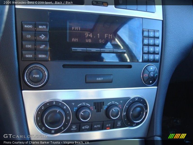 Black / Black 2006 Mercedes-Benz C 230 Sport