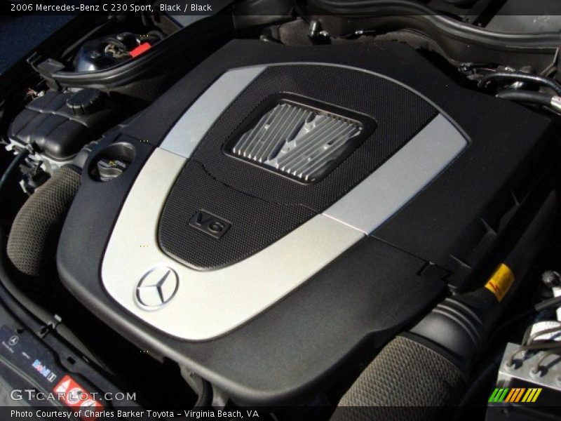 Black / Black 2006 Mercedes-Benz C 230 Sport