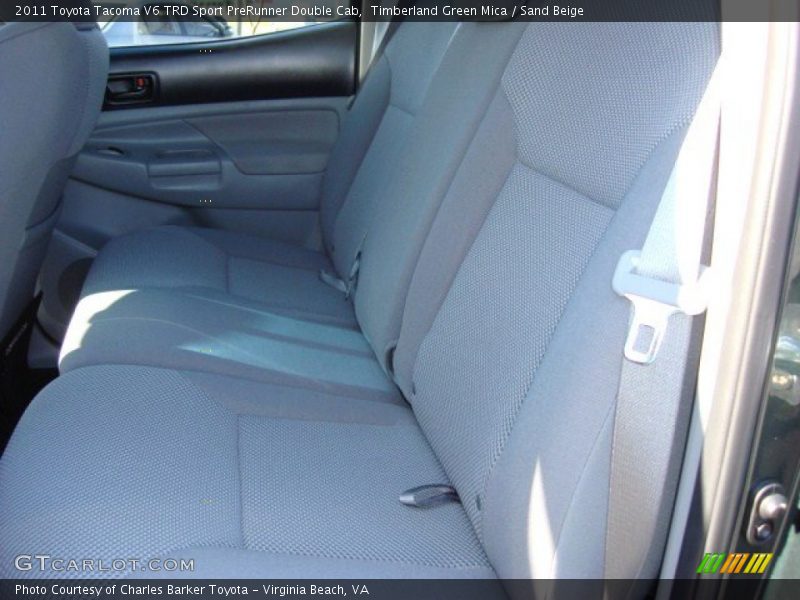 Timberland Green Mica / Sand Beige 2011 Toyota Tacoma V6 TRD Sport PreRunner Double Cab