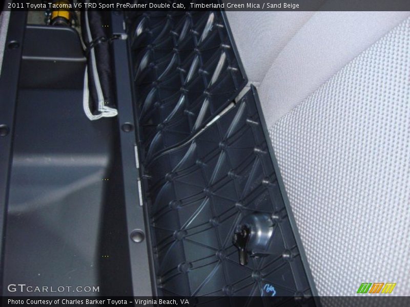 Timberland Green Mica / Sand Beige 2011 Toyota Tacoma V6 TRD Sport PreRunner Double Cab