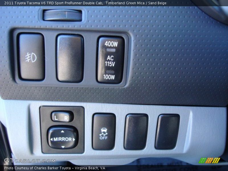 Timberland Green Mica / Sand Beige 2011 Toyota Tacoma V6 TRD Sport PreRunner Double Cab