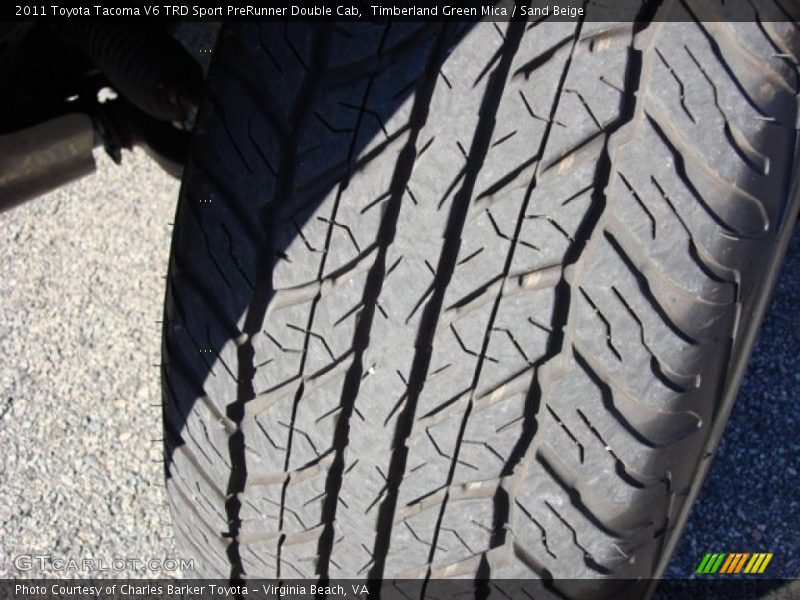 Timberland Green Mica / Sand Beige 2011 Toyota Tacoma V6 TRD Sport PreRunner Double Cab