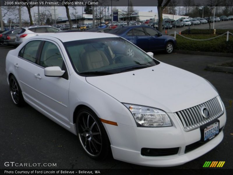 Oxford White / Camel 2006 Mercury Milan V6 Premier