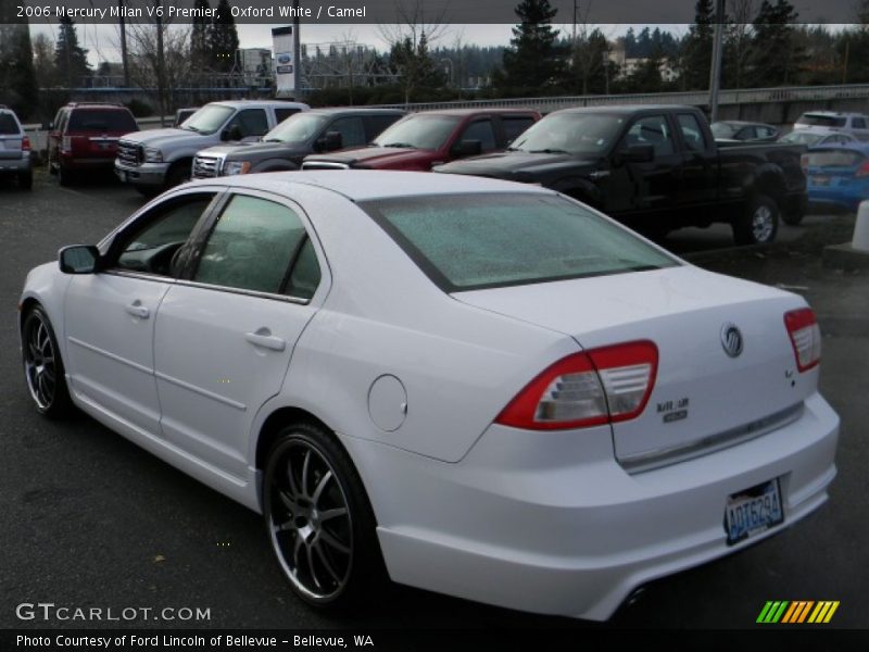 Oxford White / Camel 2006 Mercury Milan V6 Premier