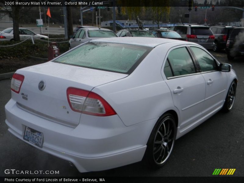 Oxford White / Camel 2006 Mercury Milan V6 Premier