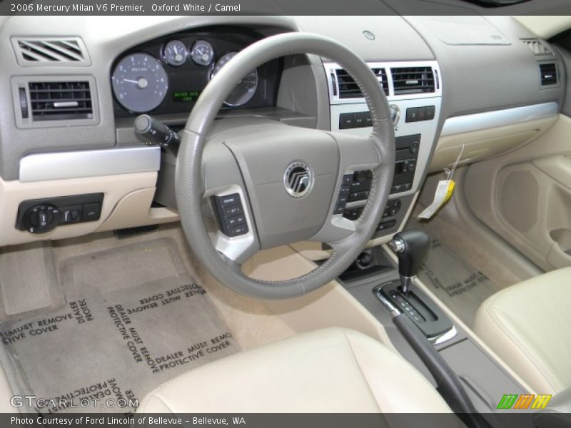 Oxford White / Camel 2006 Mercury Milan V6 Premier