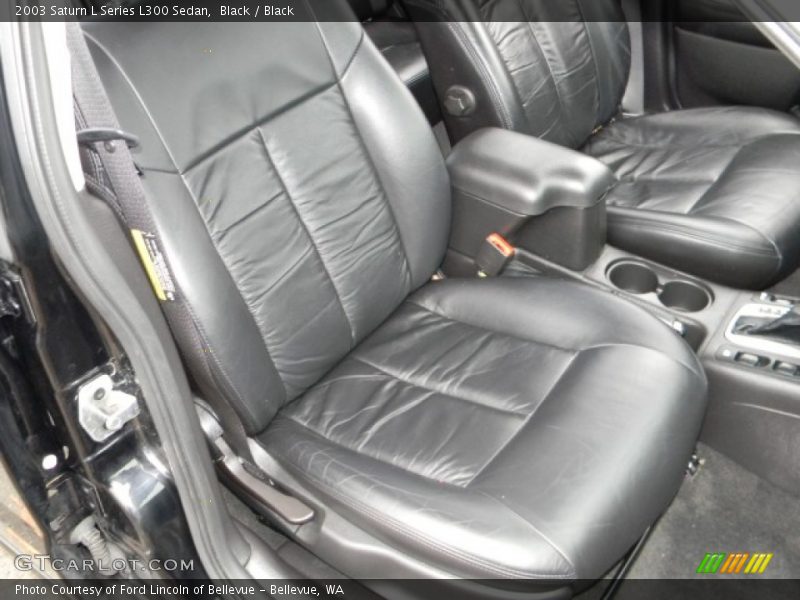 Black / Black 2003 Saturn L Series L300 Sedan