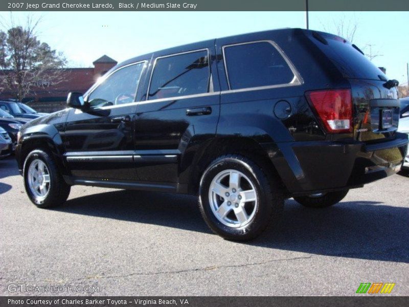 Black / Medium Slate Gray 2007 Jeep Grand Cherokee Laredo