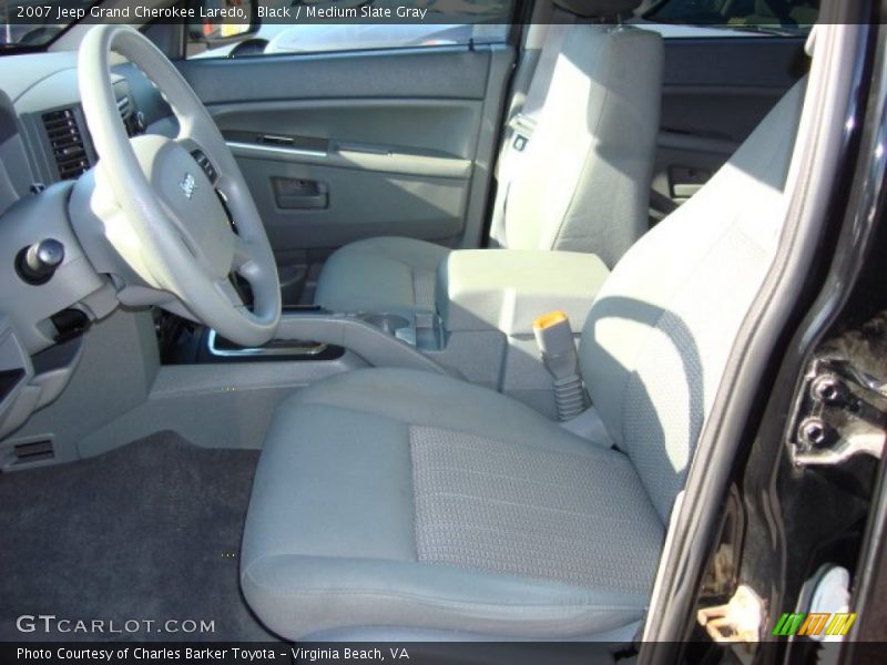 Black / Medium Slate Gray 2007 Jeep Grand Cherokee Laredo