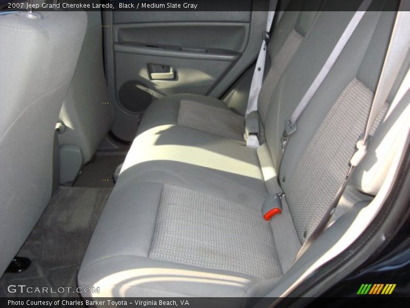 Black / Medium Slate Gray 2007 Jeep Grand Cherokee Laredo
