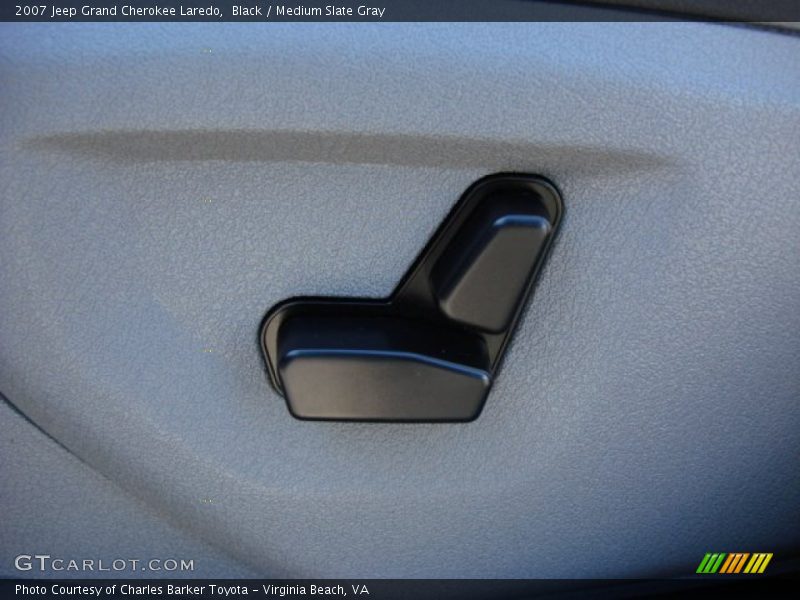 Black / Medium Slate Gray 2007 Jeep Grand Cherokee Laredo