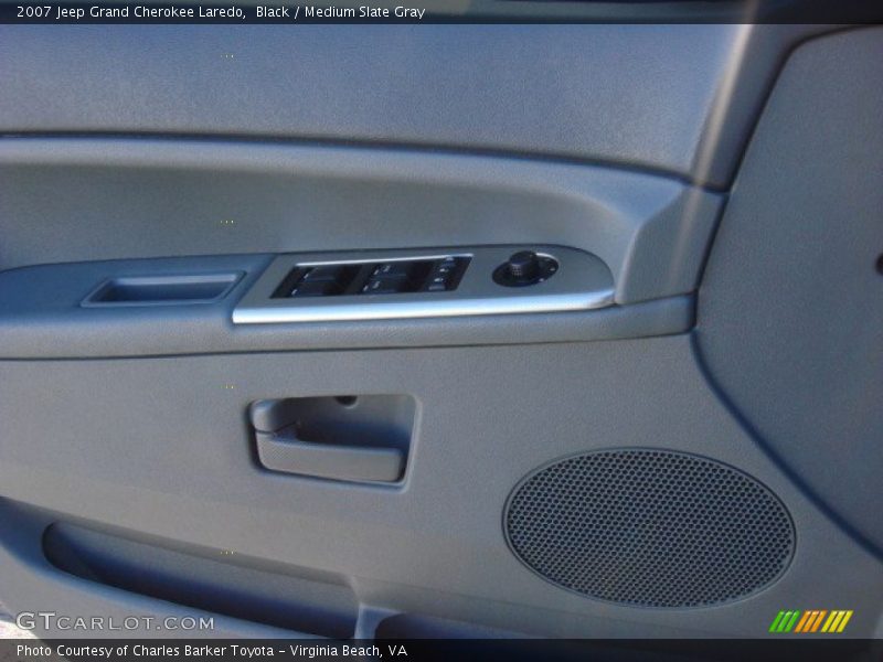 Black / Medium Slate Gray 2007 Jeep Grand Cherokee Laredo