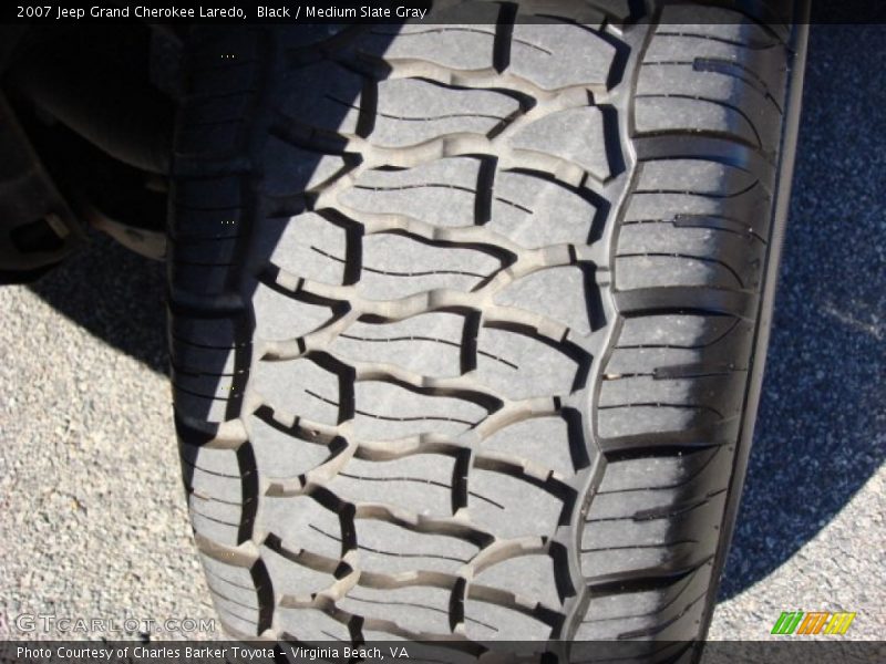 Black / Medium Slate Gray 2007 Jeep Grand Cherokee Laredo