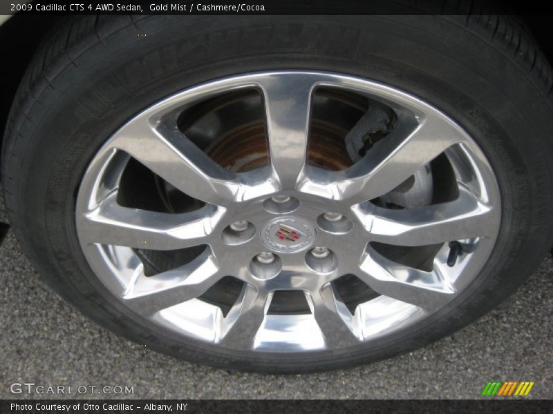Gold Mist / Cashmere/Cocoa 2009 Cadillac CTS 4 AWD Sedan