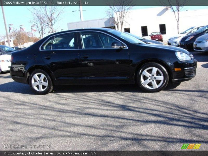Black Uni / Anthracite 2009 Volkswagen Jetta SE Sedan
