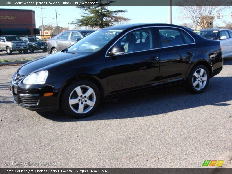 Black Uni / Anthracite 2009 Volkswagen Jetta SE Sedan