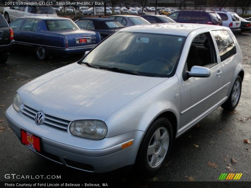 Satin Silver Metallic / Black 2001 Volkswagen GTI GLS
