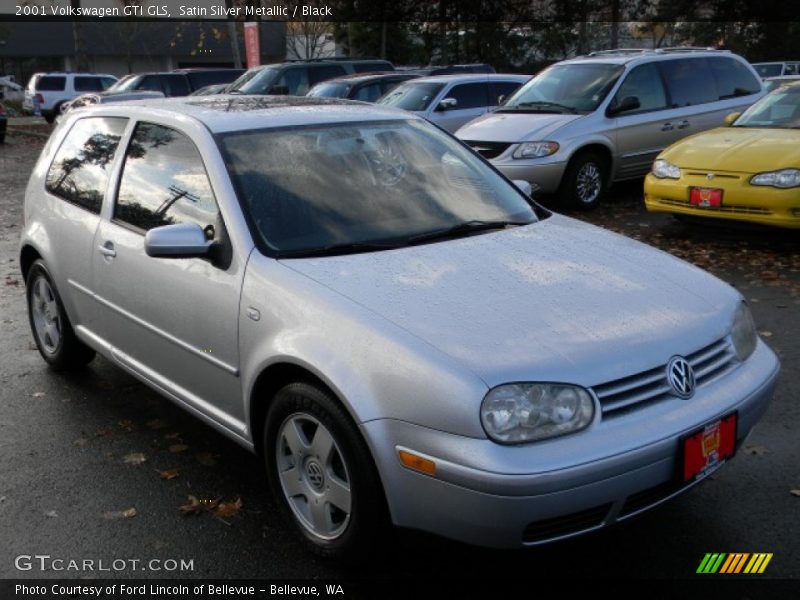Satin Silver Metallic / Black 2001 Volkswagen GTI GLS