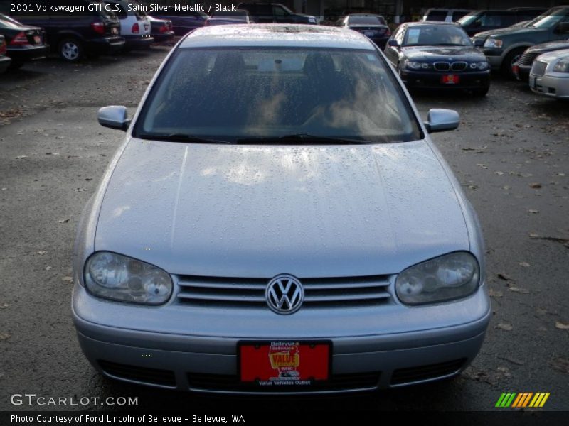 Satin Silver Metallic / Black 2001 Volkswagen GTI GLS