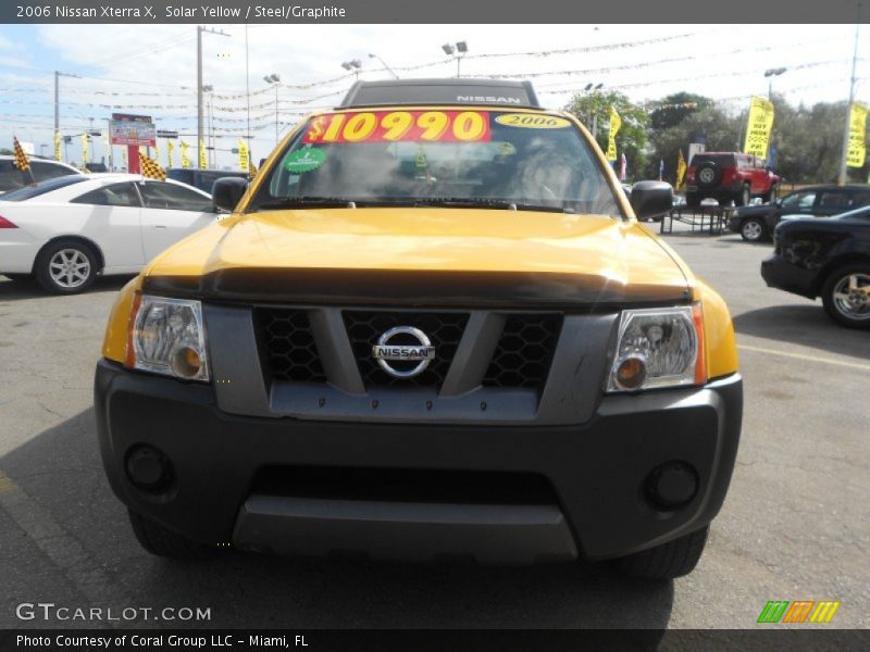 Solar Yellow / Steel/Graphite 2006 Nissan Xterra X