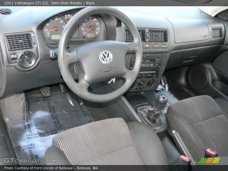 Satin Silver Metallic / Black 2001 Volkswagen GTI GLS