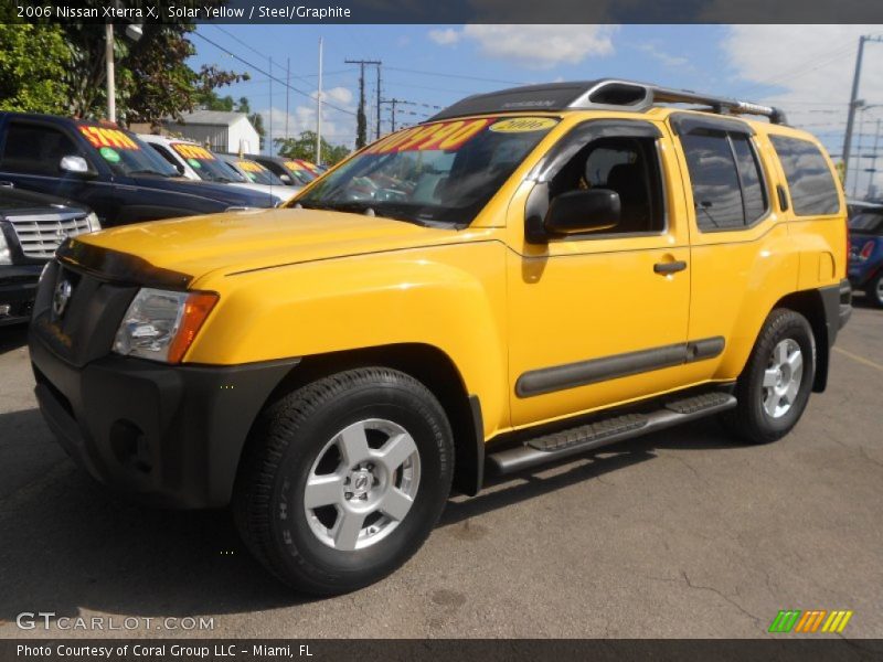 Solar Yellow / Steel/Graphite 2006 Nissan Xterra X