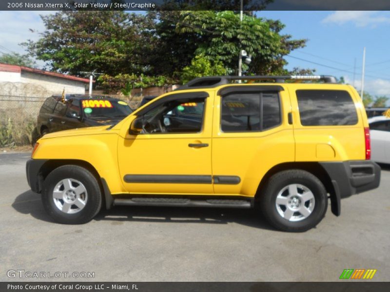 Solar Yellow / Steel/Graphite 2006 Nissan Xterra X