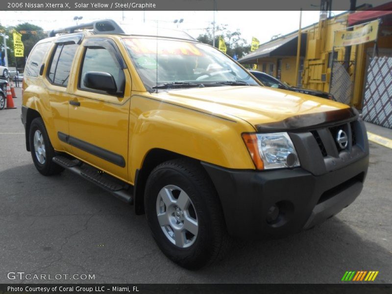 Solar Yellow / Steel/Graphite 2006 Nissan Xterra X