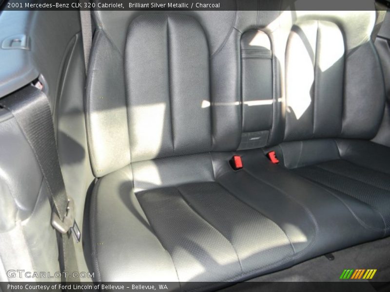 Brilliant Silver Metallic / Charcoal 2001 Mercedes-Benz CLK 320 Cabriolet