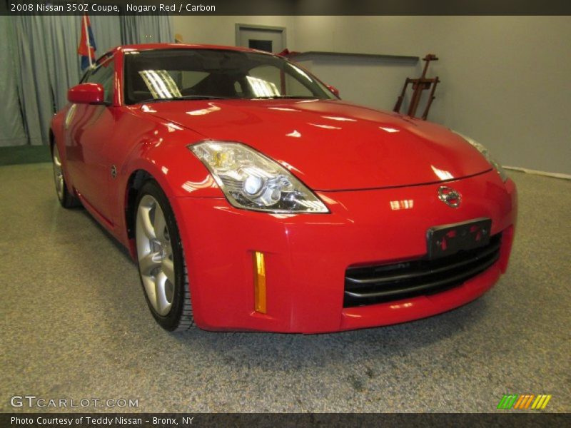 Nogaro Red / Carbon 2008 Nissan 350Z Coupe