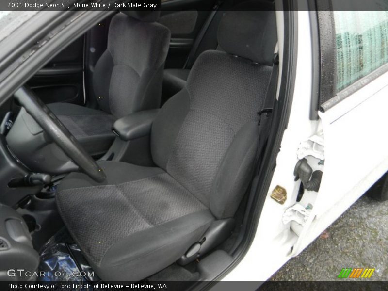 Stone White / Dark Slate Gray 2001 Dodge Neon SE