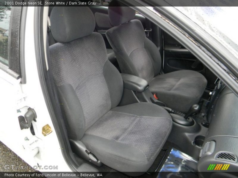 Stone White / Dark Slate Gray 2001 Dodge Neon SE
