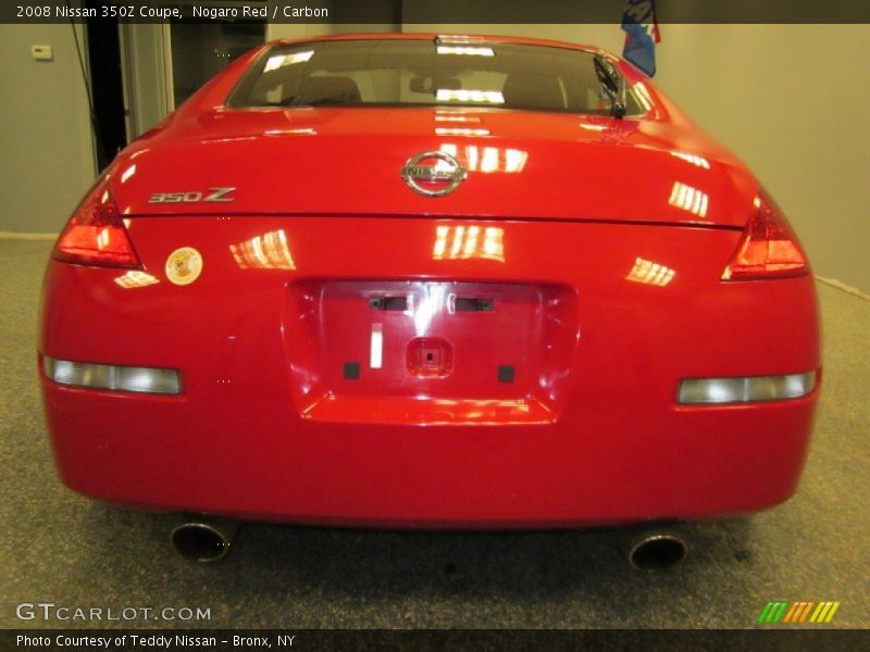 Nogaro Red / Carbon 2008 Nissan 350Z Coupe