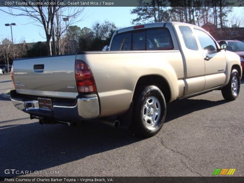 Desert Sand Mica / Taupe 2007 Toyota Tacoma Access Cab