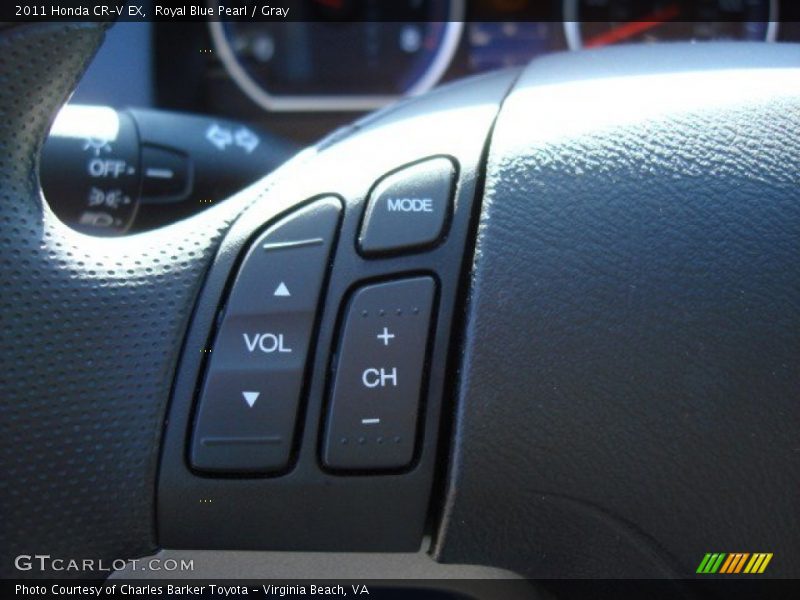 Royal Blue Pearl / Gray 2011 Honda CR-V EX
