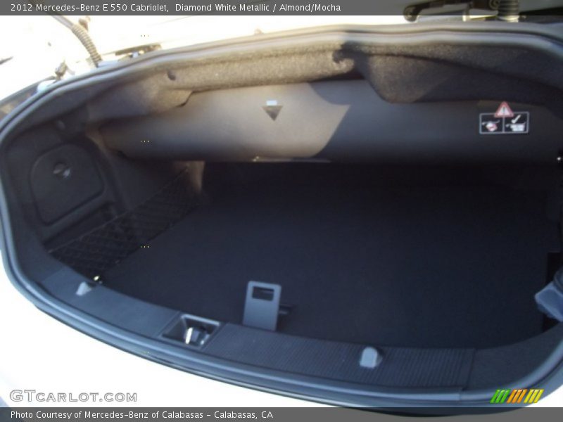 Diamond White Metallic / Almond/Mocha 2012 Mercedes-Benz E 550 Cabriolet