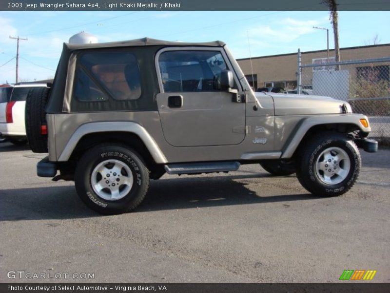 Light Khaki Metallic / Khaki 2003 Jeep Wrangler Sahara 4x4