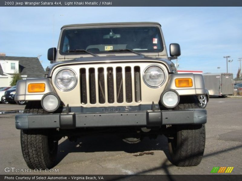 Light Khaki Metallic / Khaki 2003 Jeep Wrangler Sahara 4x4