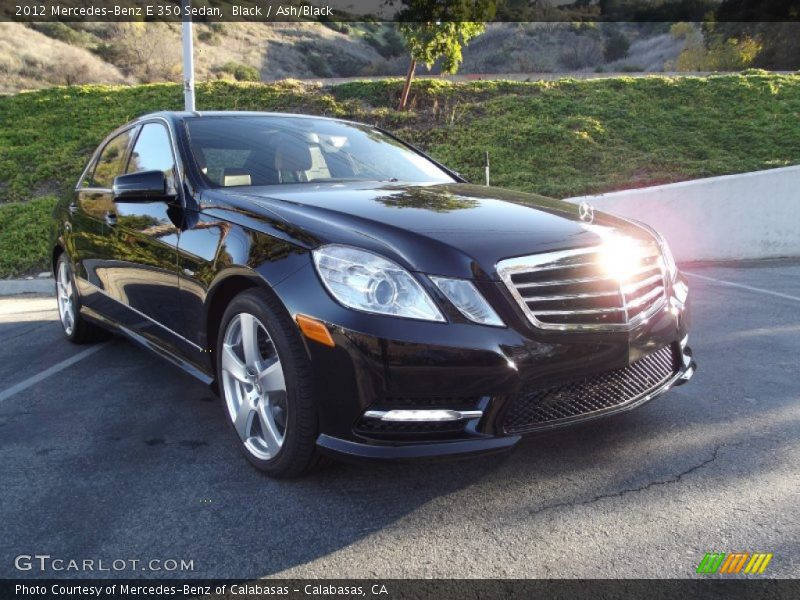 Black / Ash/Black 2012 Mercedes-Benz E 350 Sedan